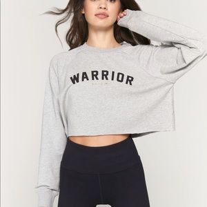 Spiritual Gangster Warrior Izzy Crop Sweatshirt |S